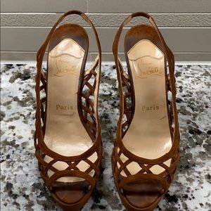 Sold-Authentic suede Christian Louboutin heels